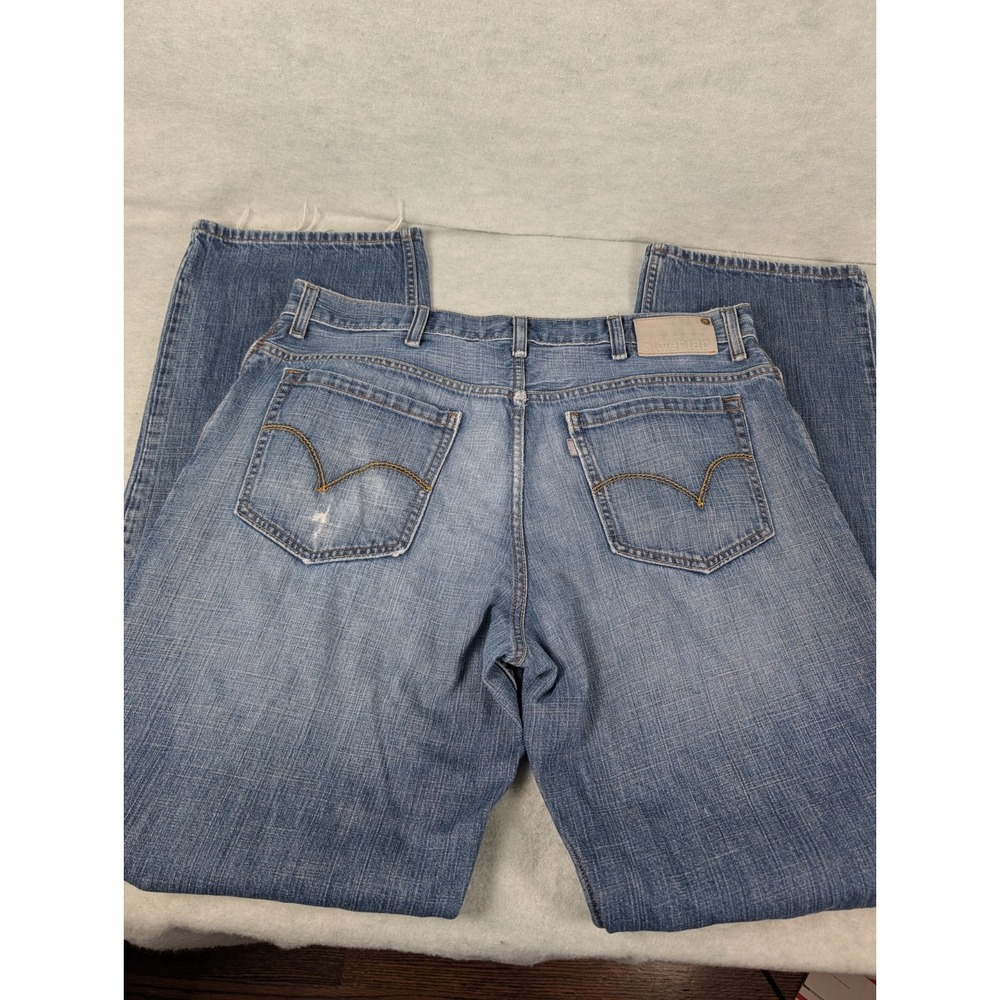 Levi's SilverTab Baggy Jeans Mens 38x38  Blue Denim Vintage Y2K Distressed